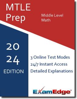 MTLE Middle Level Mathematics (5-8)  product image