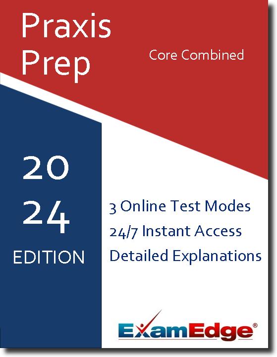 At ExamEdge.com, we place our focus on helping you become as prepared as possible for your certification exam. We want you to walk out of the real exam confident and knowing that your time preparing with ExamEdge.com was a success! Tests like the Praxis Core Combined exam don't just measure what you know - they are also a test of how well you perform under pressure. The right type of Praxis Core Academic Skills for Educators: Combined test prep helps you familiarize yourself not only with the material you're being tested on, but also the format of the test, so you feel less anxiety on test day. That's the kind of valuable experience you'll get with our Praxis Core Combined practice tests and exam prep! Once you have completed a practice exam, you will have permanent access to that exam's review page, which includes a detailed explanation for each practice question!