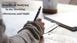 Benefits of Studying in the Morning, Afternoon, and Night