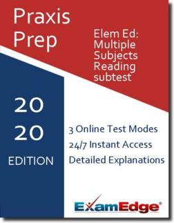 Praxis Elem Ed: Multiple Subjects Reading subtest Product Image