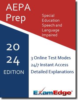 AEPA Special Education Speech and Language Impaired Product Image
