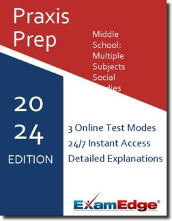 Praxis Middle School: Multiple Subjects Social Studies Subtest  product image