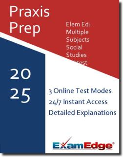 Praxis Elementary Education Multiple Subjects Social Studies Subtest product image