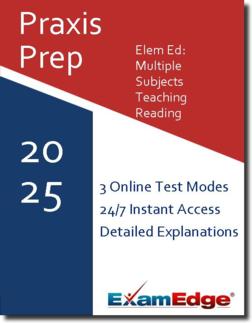 Praxis Elementary Education Multiple Subjects Teaching Reading  product image