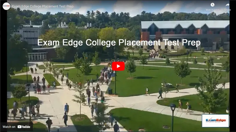 Exam Edge College Placement Test Prep